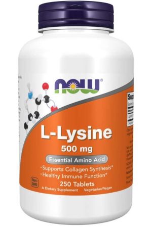 Now Foods NOW L Lysine 500 мг 250 Tаблетки