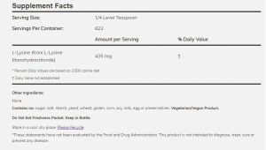 Now Foods NOW L Lysine Powder 454 г