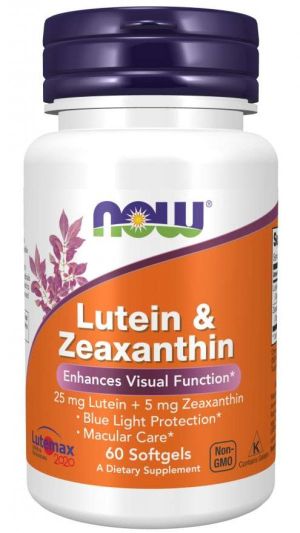 Now Foods NOW Lutein & Zeaxanthin 60 Дражета