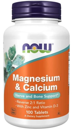 Now Foods NOW Magnesium & Calcium 2:1 100 Таблетки