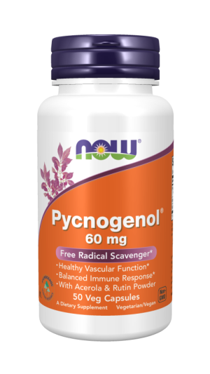 Now Foods NOW Pycnogenol 60 мг 50 Капсули