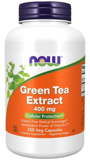 Now Foods NOW Green Tea Extract 60% 400 мг 250 Капсули