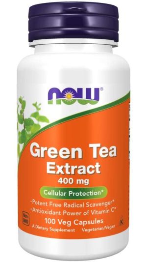 Now Foods NOW Green Tea Extract 60% 400 мг 100 Капсули