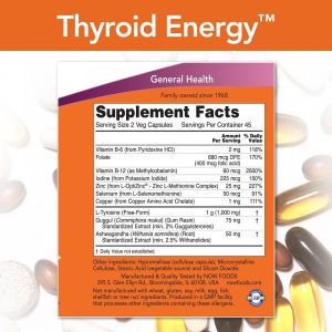 Now Foods NOW Thyroid Energy 90 Капсули