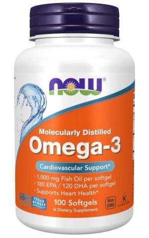 Now Foods NOW Omega 3 1000 мг 100 Дражета