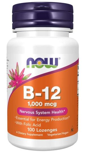 Now Foods NOW Витамин B 12 1000 МKГ 100 Дражета