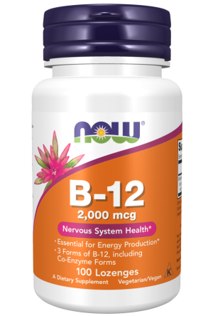 Now Foods NOW Витамин B 12 2000 МKГ 100 Дражета
