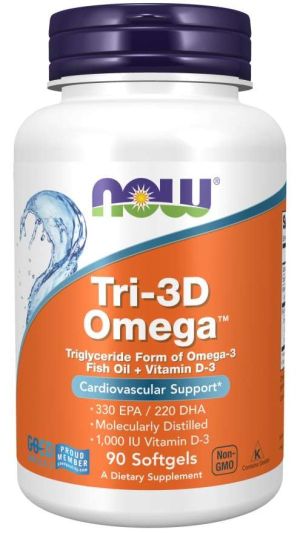 Now Foods NOW Tri 3d Omega 90 Softgels