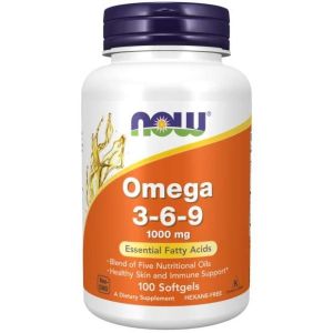 Now Foods NOW Omega 3 6 9 1000 мг 100 Дражета