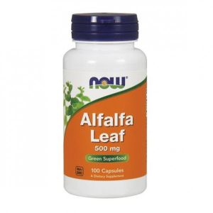 Now Foods NOW Alfalfa Leaf (люцерна) 500 мг 100 Капсули