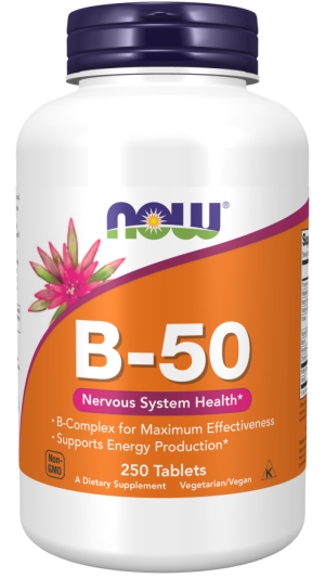 Now Foods NOW Витамин B 50 Complex 250 Таблетки