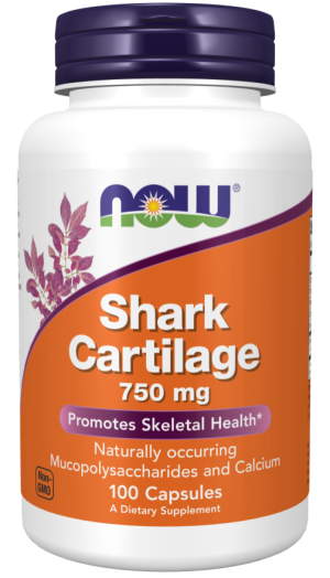 Now Foods NOW Shark Cartilage (хрущял От Акула) 750 мг 100 Капсули