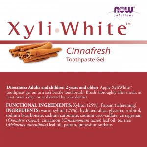 Now Foods NOW Xyliwhite Cinnafresh Паста За Зъби