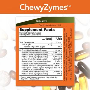 Now Foods NOW Chewyzymes 90 Дъвчащи Дражета