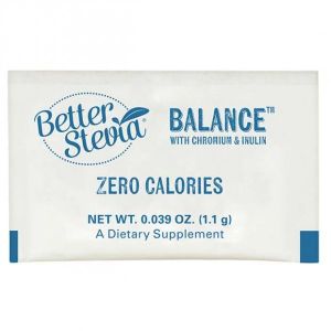 Now Foods NOW Stevia Balance (with Chromium & Inulin) 100 Пакета