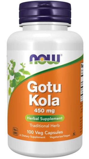 Now Foods NOW Gotu Kola 450 мг 100 Vcaps