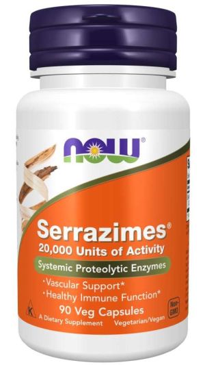 Now Foods NOW Serrazimes 90 Капсули