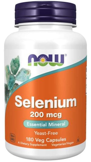 Now Foods NOW Selenium 200 кг 180 Капсули