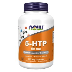 Now Foods NOW 5 HTP 50 мг 180 Капсули
