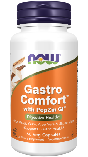Now Foods NOW Gastro Comfort With Pepzin GI 60 Vcaps