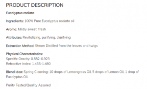 Now Foods NOW Масло От Евкалипт Eucalyptus Radiata Oil 30 мл