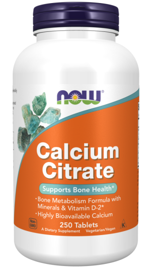 Now Foods NOW Calcium Citrate 300 мг 250 Таблетки