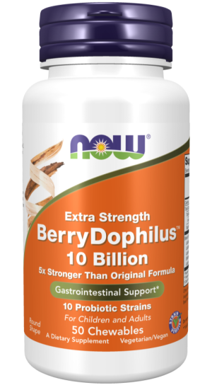 Now Foods NOW Berrydophilus 50 Таблетки За Смучене