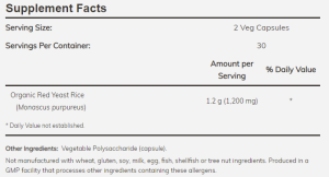 Now Foods Now Red Yeast Rice 600 мг 60 Капсули