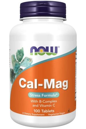 Now Foods NOW Cal Mag With B Complex And Vitamin C 100 Таблетки