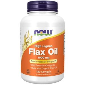 Now Foods NOW Flax Oil (high Lignan) 1000 мг 120 Дражета