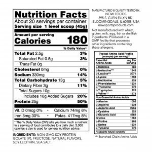 Now Foods NOW Sports Soy Protein Isolate 908 г