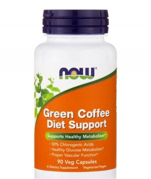 Now Foods NOW Green Coffee Diet Support 90 Капсули