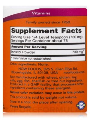 Now Foods NOW Inositol Powder 57 г
