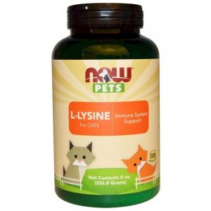 Now Foods Now Pets L Lysine For Cats 227 г