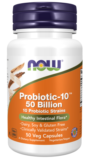 Now Foods NOW Probiotic 10 50 Billion 50 Vcaps