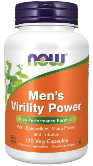 Now Foods NOW Mens Virility Power 120 Капсули