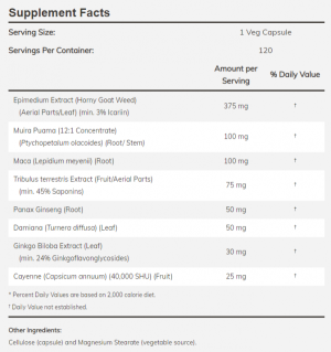 Now Foods NOW Mens Virility Power 120 Капсули