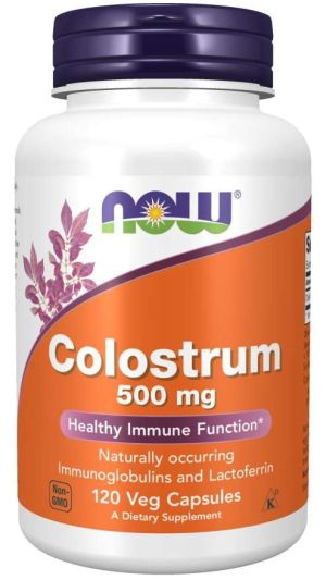 Now Foods NOW Colostrum (коластра) 500 мг 120 Капсули