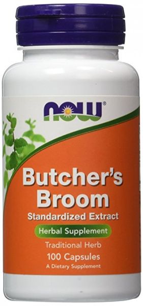 Now Foods NOW Butcher's Broom 100 мг 100 Капсули