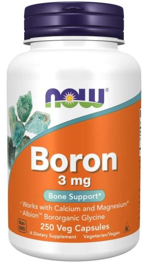 Now Foods NOW Boron 3 мг 250 Капсули