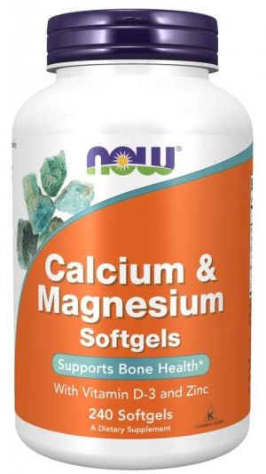 Now Foods Now Cal Mag + Vitamin D 240 Дражета