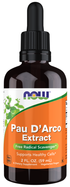 Now Foods NOW Pau D Arco Течен Екстракт 56 г