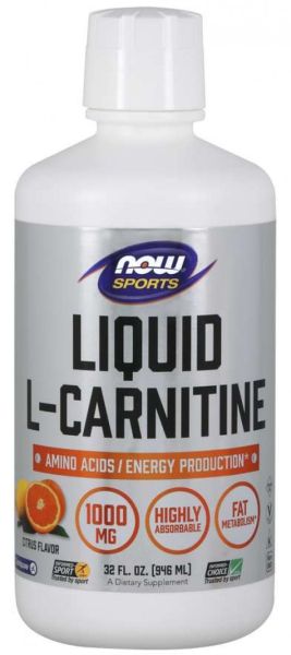 Now Foods NOW L Carnitine Liquid Citrus 1000 мг (946 мл)