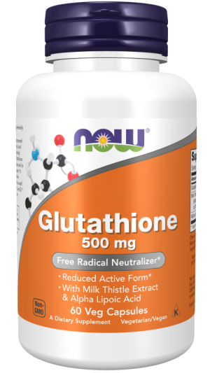 Now Foods NOW Glutathione 500 мг 60 Капсули