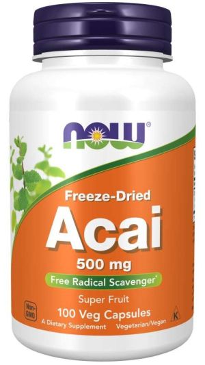 Now Foods NOW Acai 500 мг 100 Капсули
