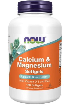Now Foods Now Cal Mag + Vitamin D 120 Дражета