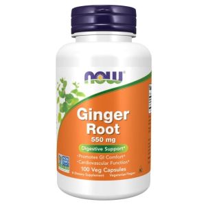 Now Foods NOW Ginger Root 550 мг 100 Веган Капсули