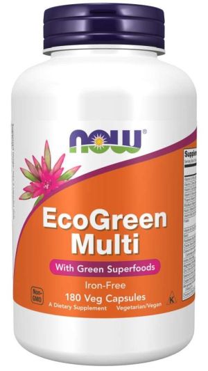 Now Foods NOW Ecogreen Multi 180 Капсули