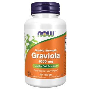 Now Foods NOW Graviola 1000 мг 90 Таблетки