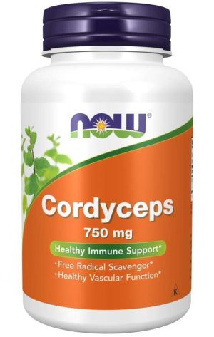 Now Foods NOW Cordyceps 750 мг 90 Капсули